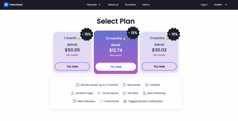 How to Use Peekviewer: subscription plan purchase