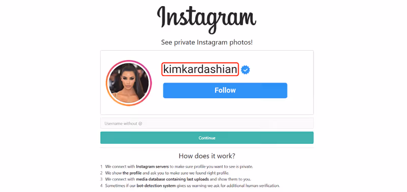 How GWAA Works Step 2 – by Private Instagram Viewer Free