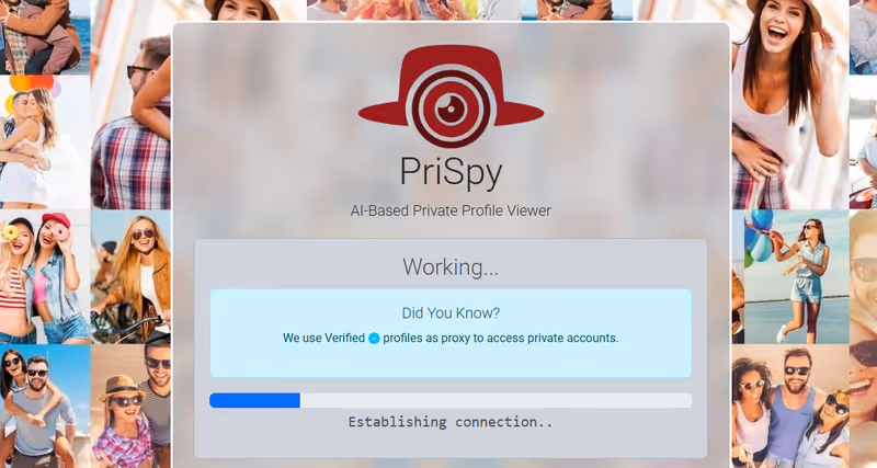 How Instaspy Works Step 1 – by Private Instagram Viewer Free
