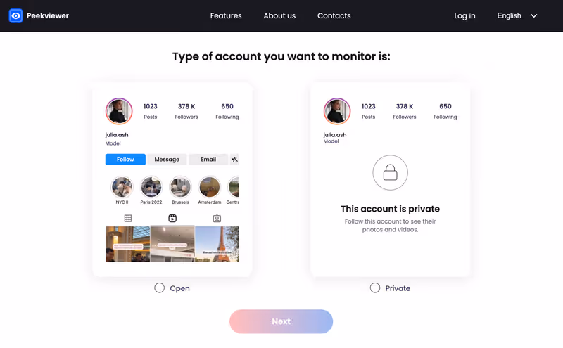 Peekviewer ile Instagram Gizli Hesaplara Bakma Araçlarını Kullanın - görsel
