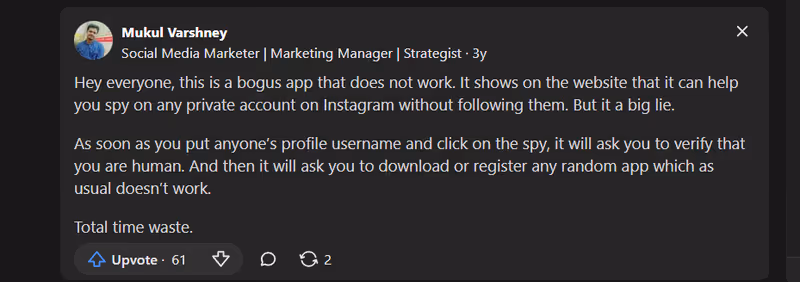 Instalooker Quora review&nbsp;
